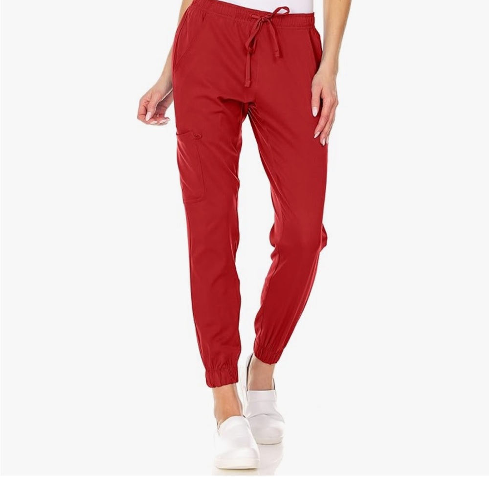 Women's Red Jogger Pants